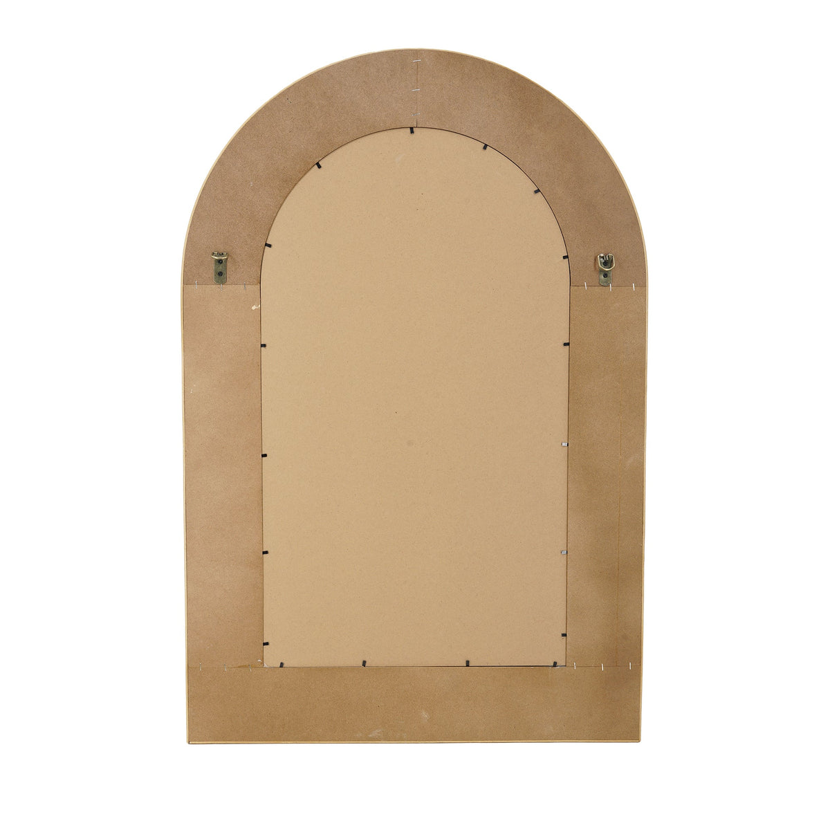 24.2"x36" Woven Texture Decorative Arched Mirror