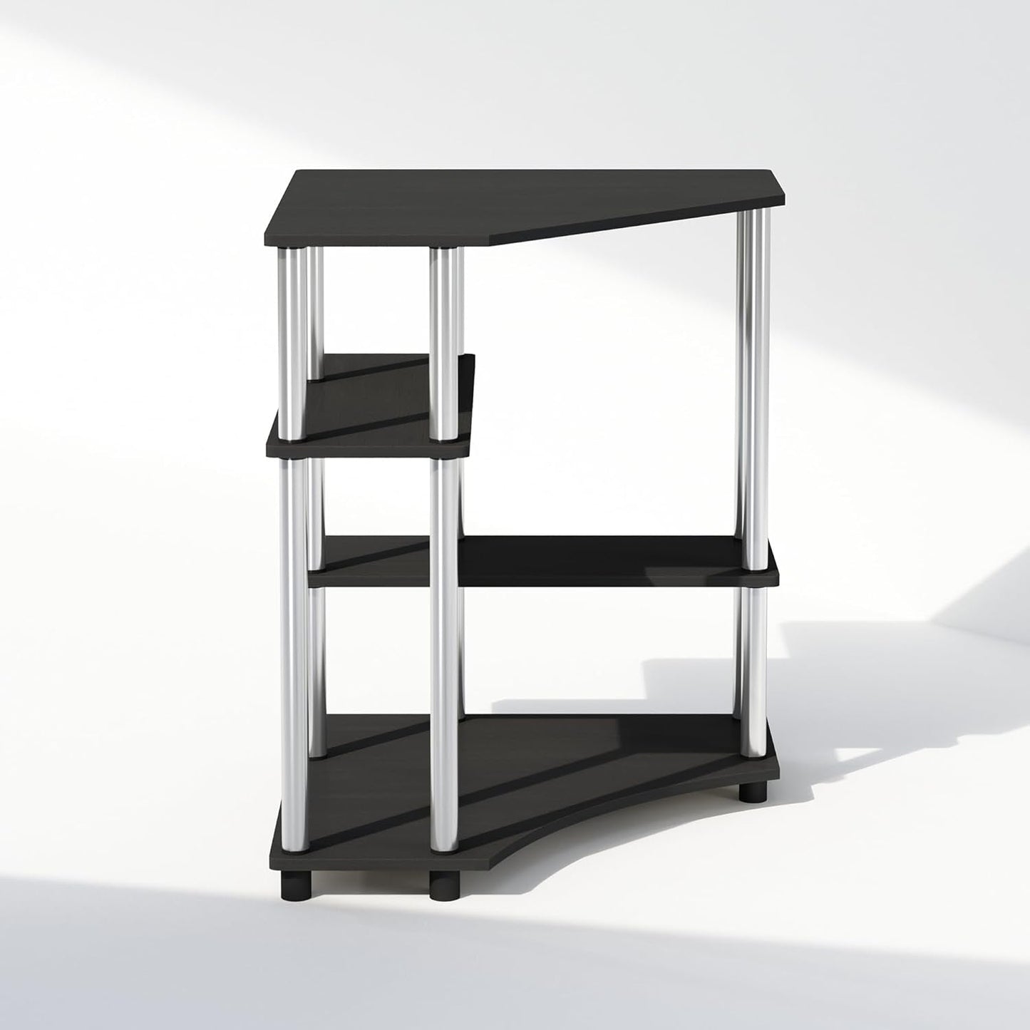Turn N Tube Corner Shelf Americano Display Rack Bookshelf