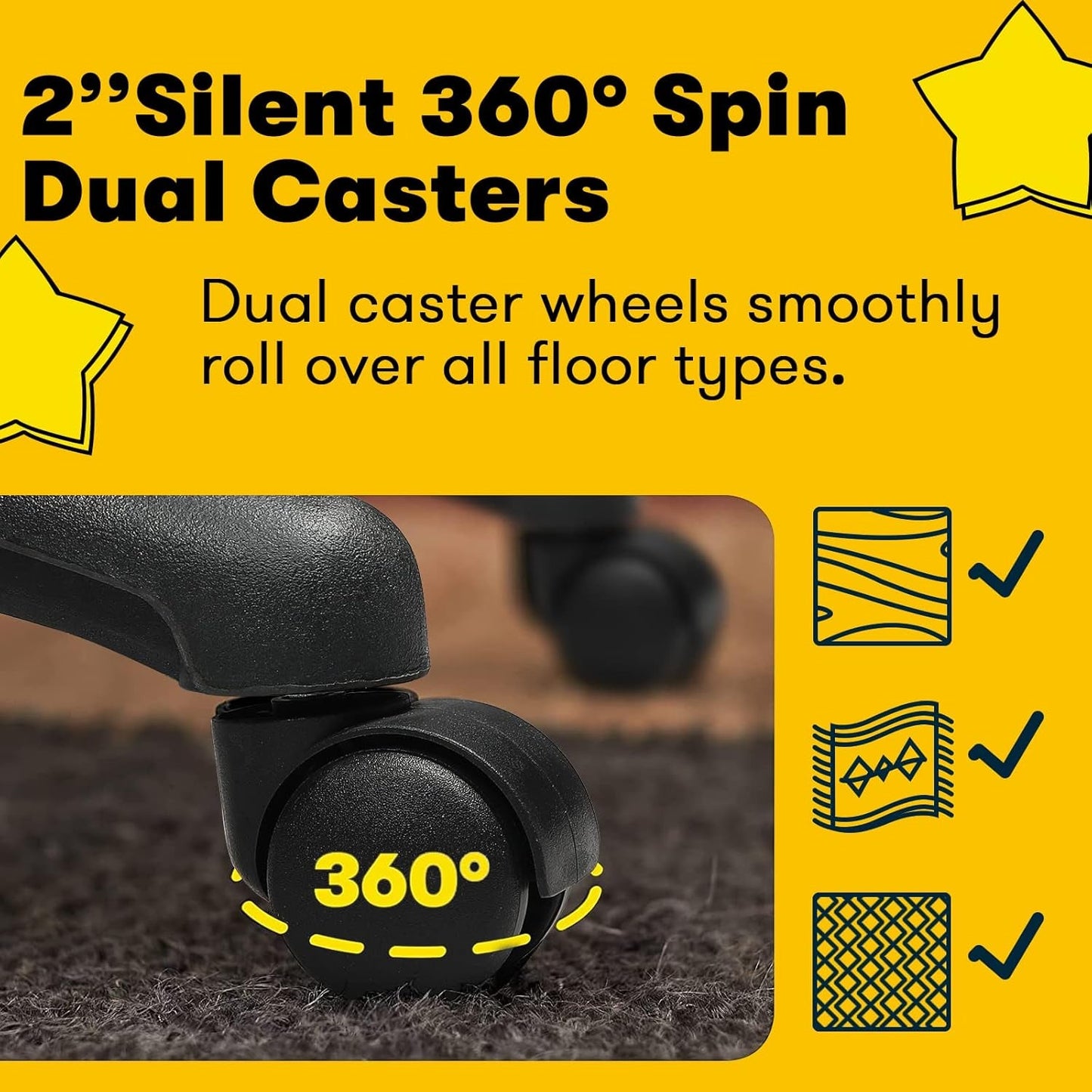 Ergonomic Big and Tall Office Chair Up to 400 Lbs Capacity With High Back