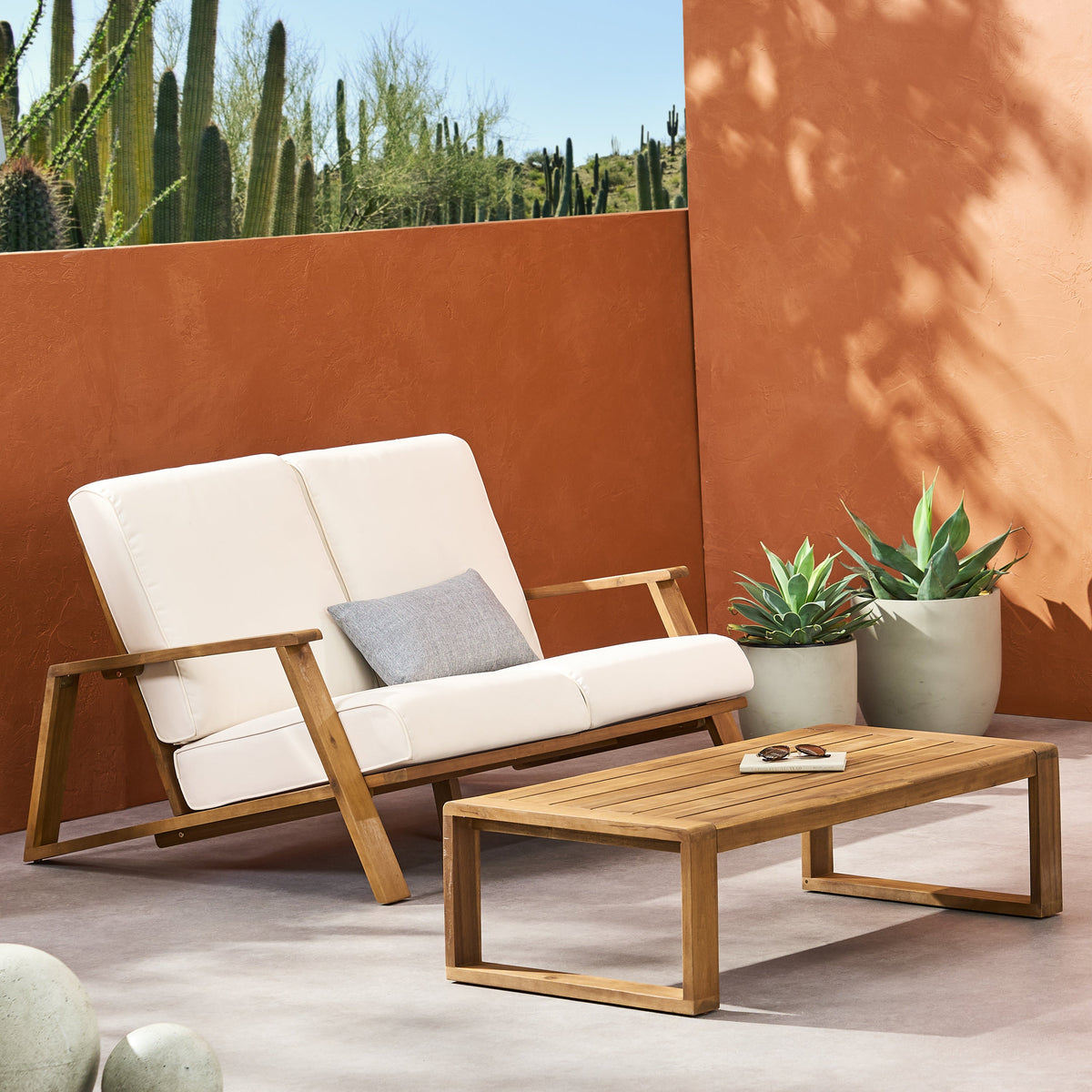 Paloma Loveseat and Coffee Table Set