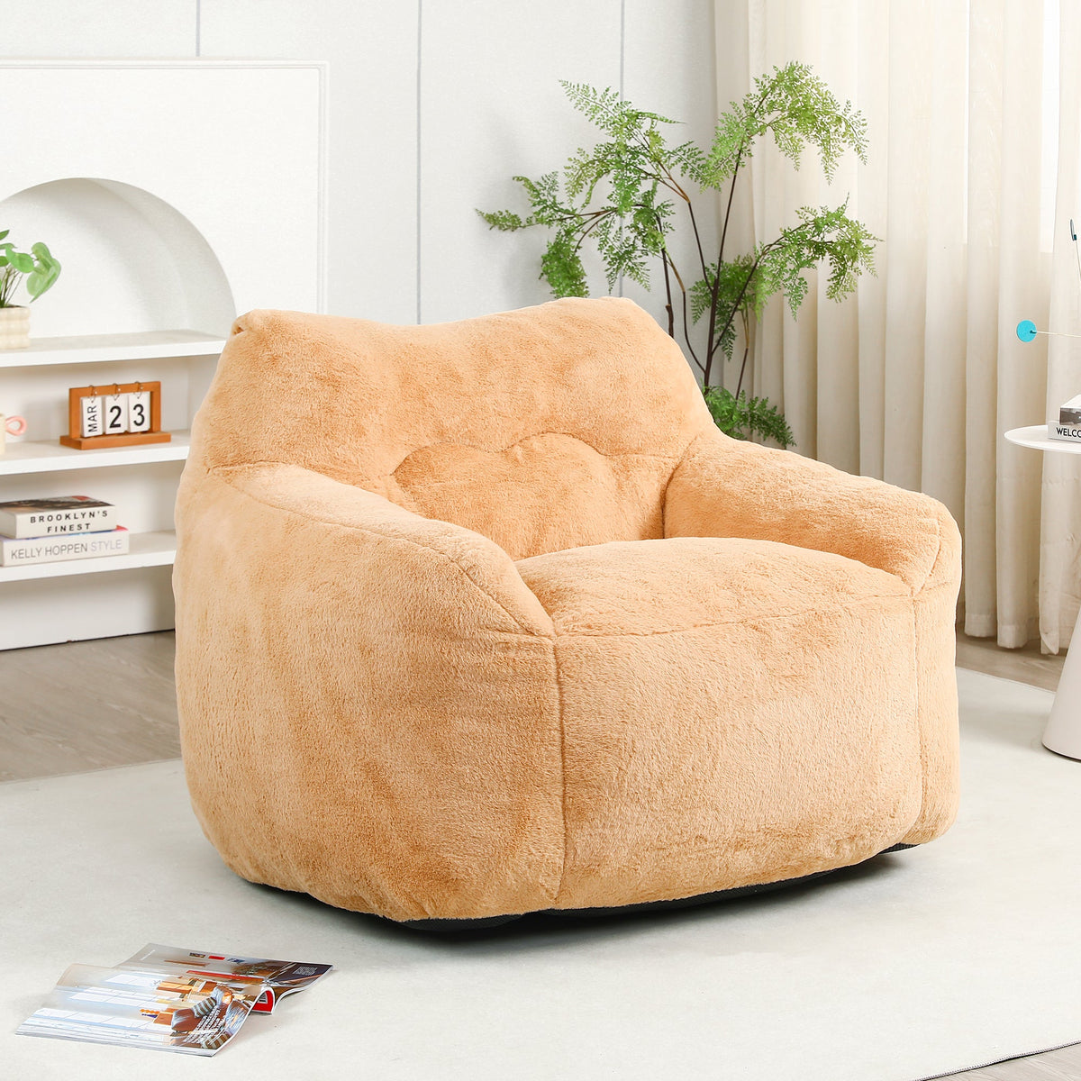 Bean Bag Chair with Armrests