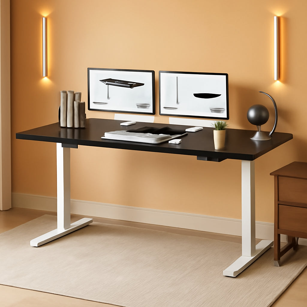 Electric Standing Desk With Memory Controller 55x28 Inches