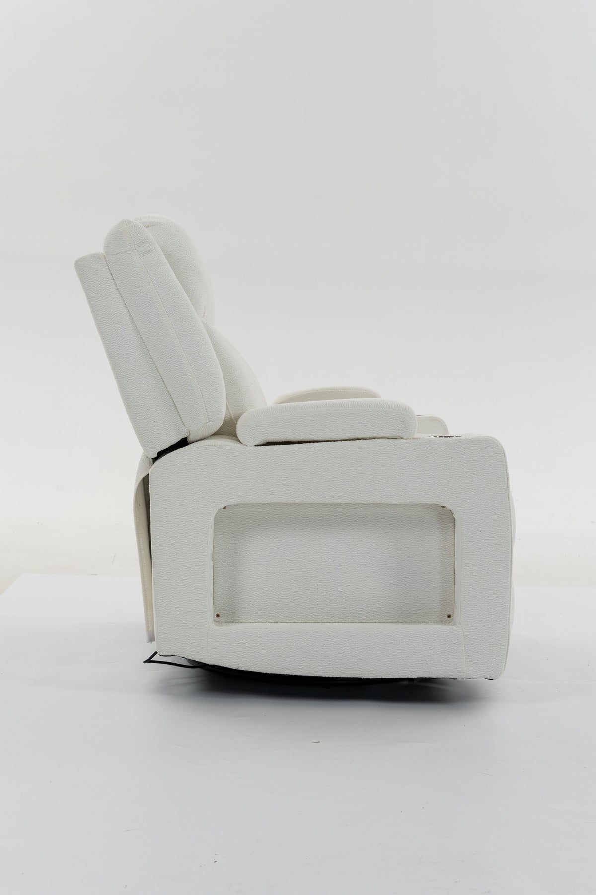 Extra Wide Power Recliner Chair 270° Swivel with Heat Massage