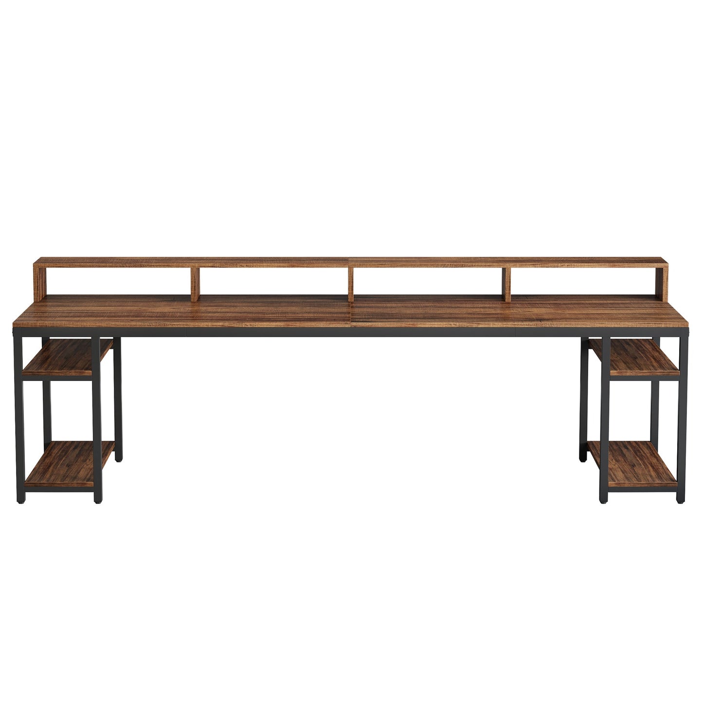 78" Two-Person Desk with X-Legs