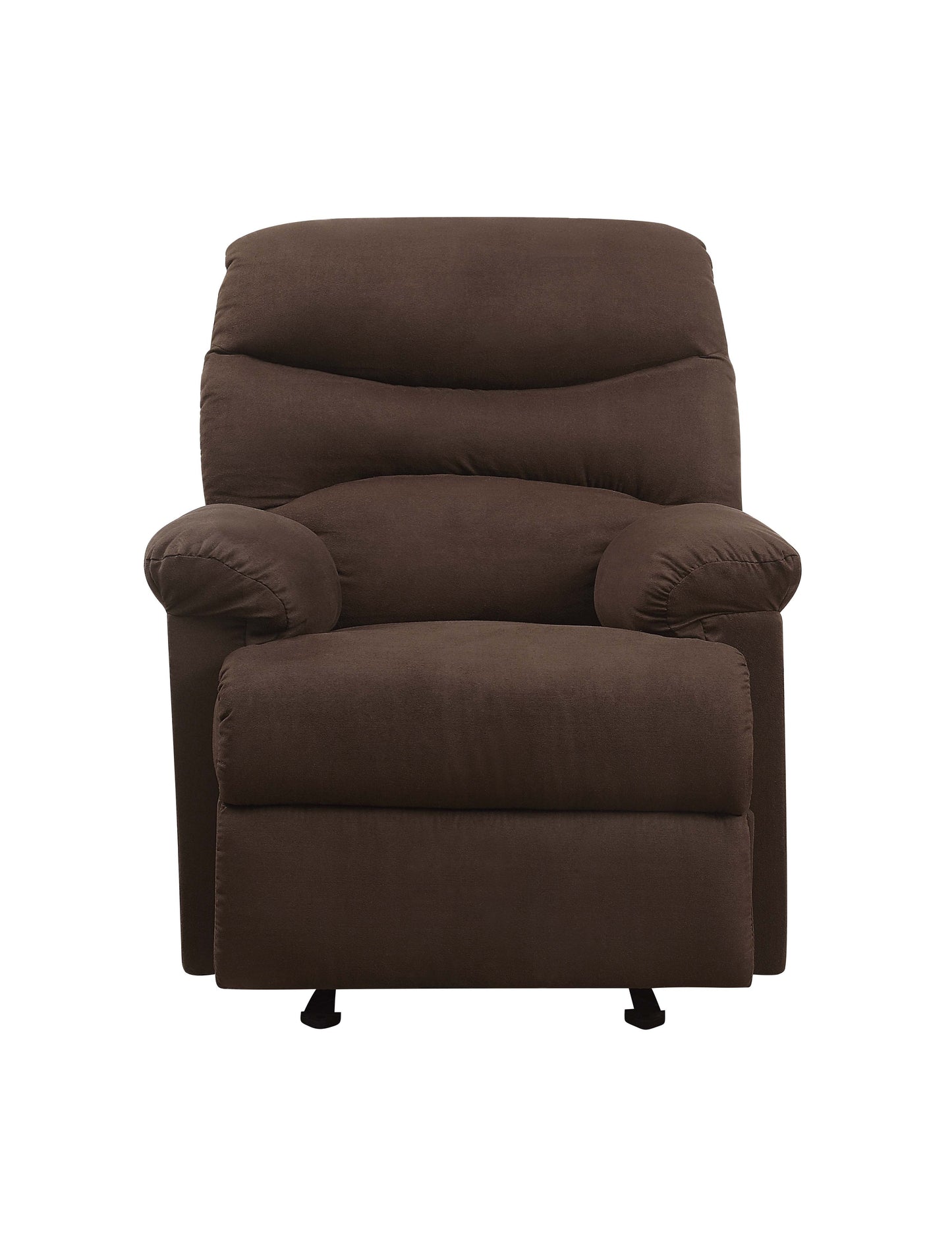 Arcadia Chocolate Microfiber Motion Glider Recliner