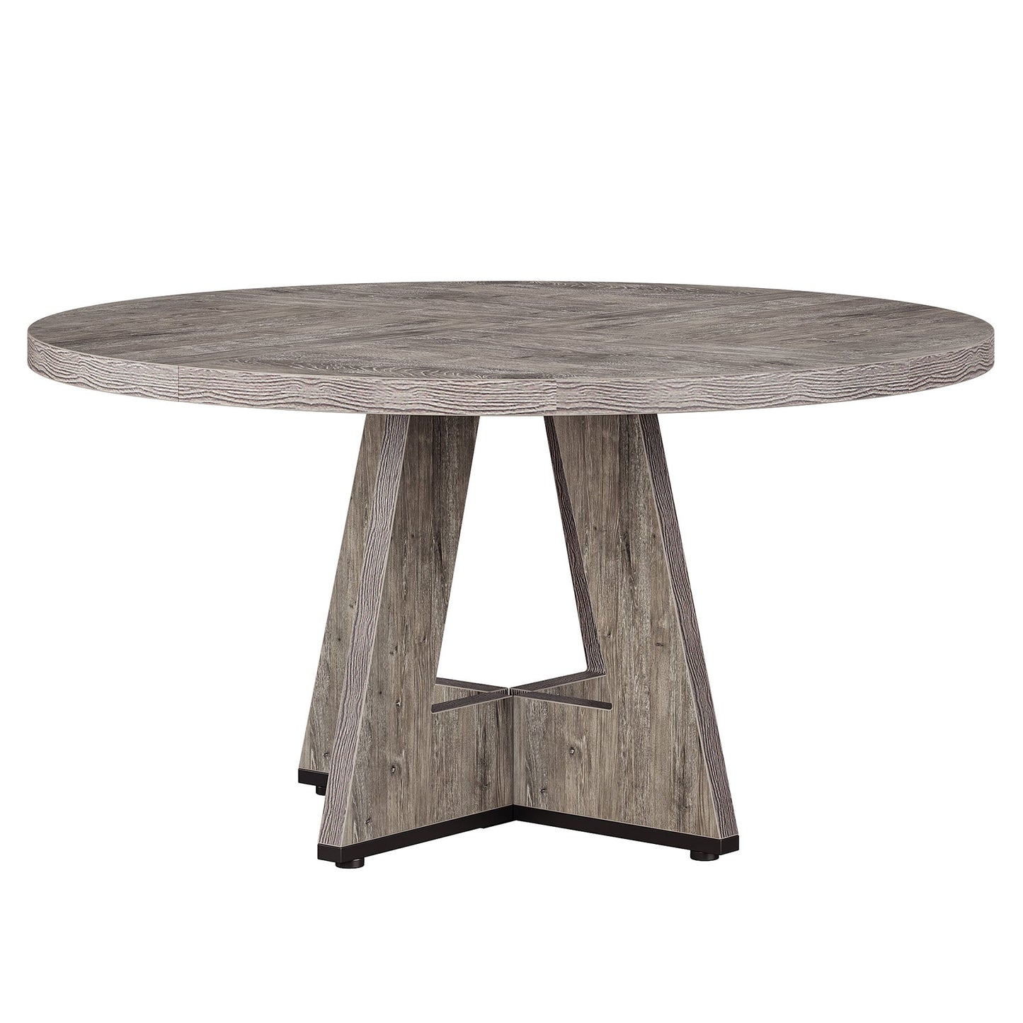 47" Round Farmhouse Dining Table – Rustic