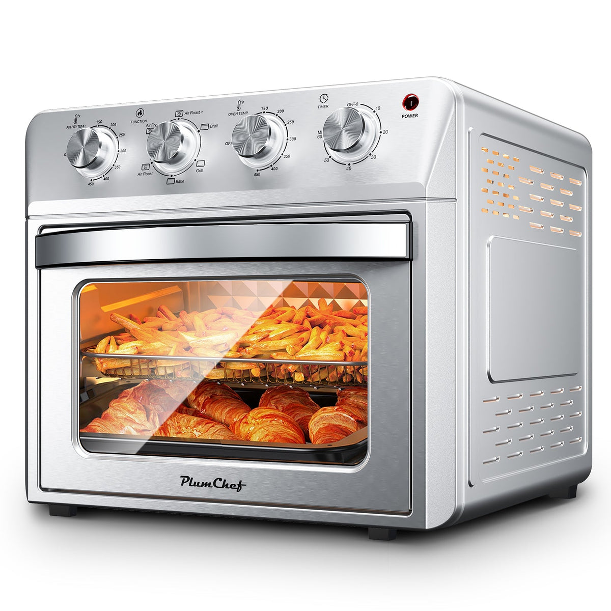 Plum Chef Air Fryer Oven 27.5QT, 6-in-1 Countertop Oven