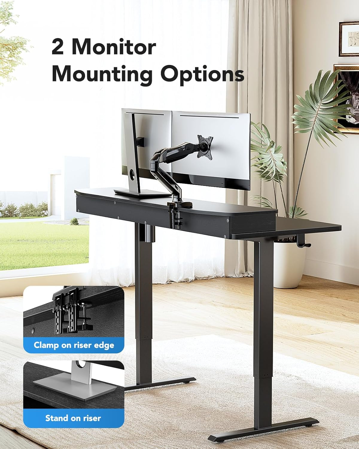 48 Inch Electric Standing Desk With Height Adjustable