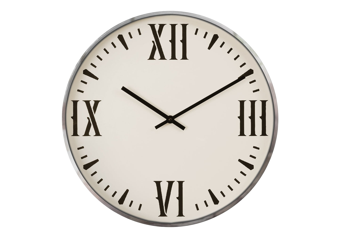 Clocks, 20' Round, Wall Clock, Black, White, Modern
