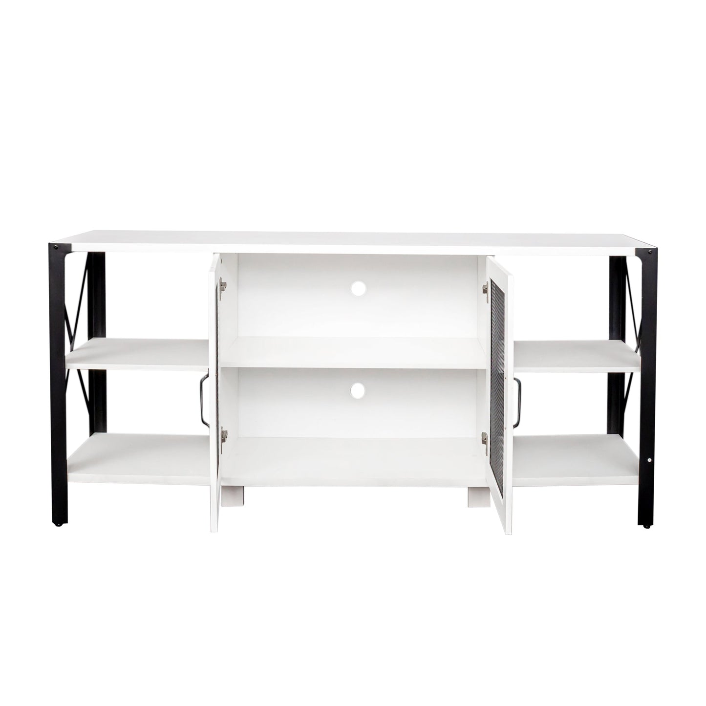 Industrial TV Stand for Living Room and Bedroom