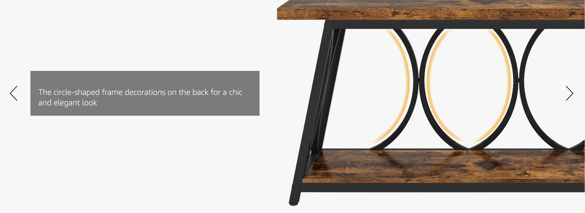 70.9” Extra Long Industrial Console Table