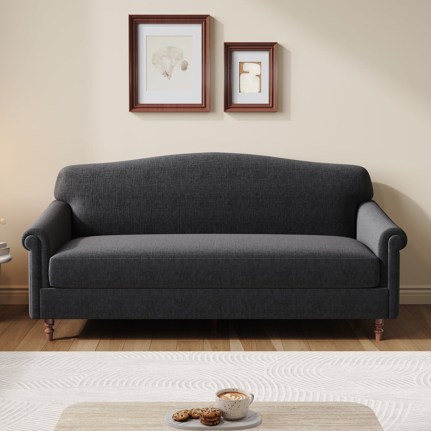Modern Loveseat Sofa 77.5" 2-Seater Couch