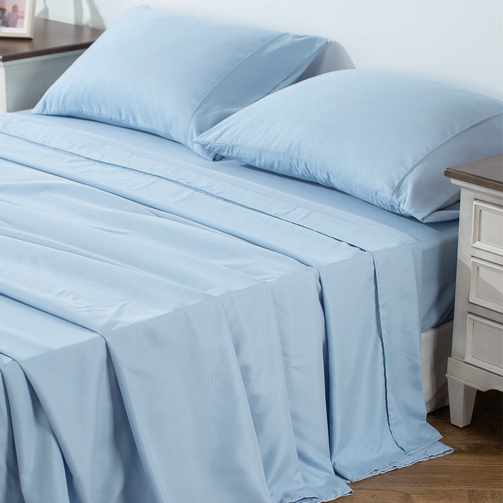 Kasentex Soft Sheet Bedding Set in Deep Pocket, Hypoallergenic and Breathable, Room Decor, Graduation Gifts