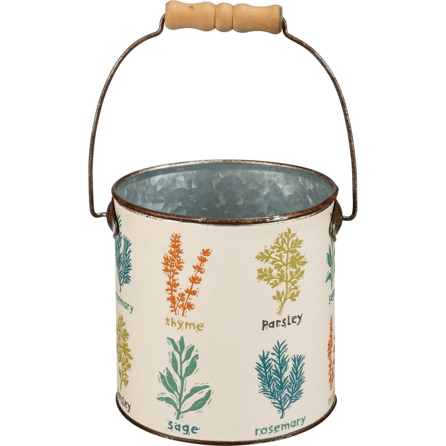 Garden Metal Bucket (Sold Separately)