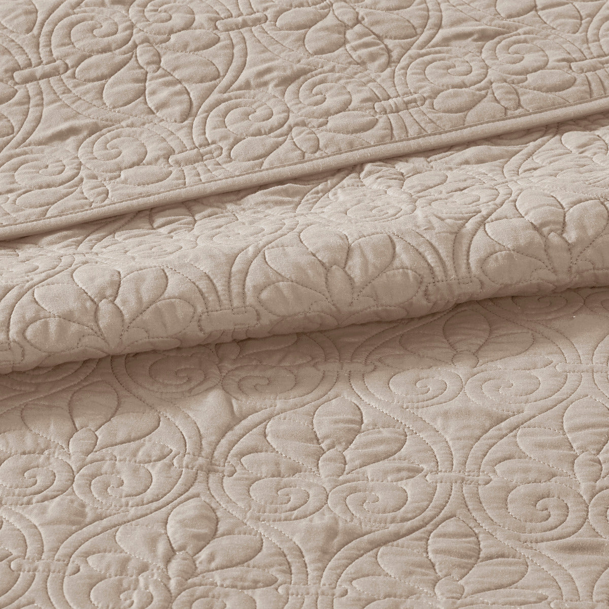 Reversible Quilt Set Khaki Full/Queen