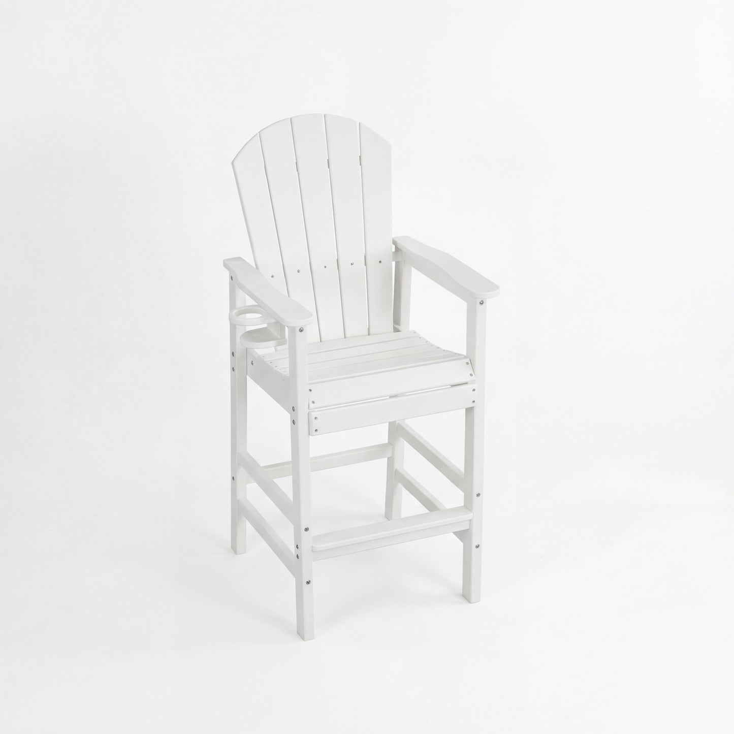 All-Weather HDPE Bar Height Adirondack Chair