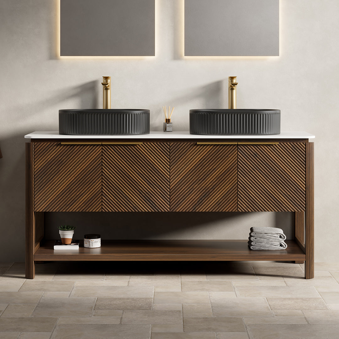 Indigo 60-Inch Bathroom Vanity & Sink