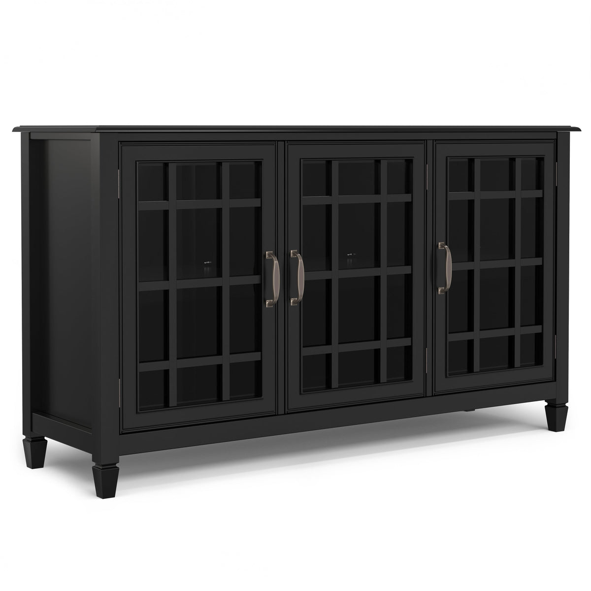 Connaught 60 Inch Wide Solid Wood Storage Cabinet Buffet