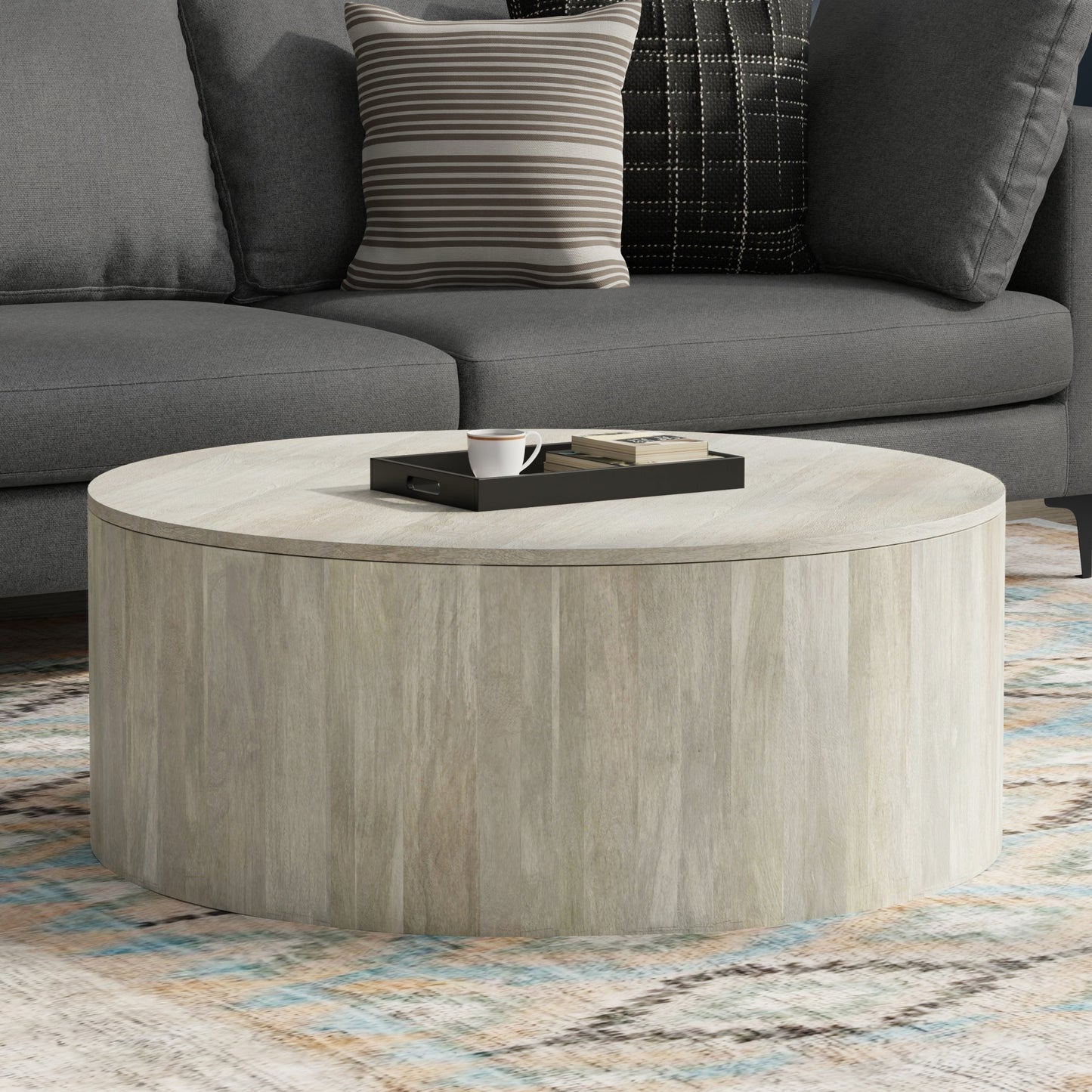 Millbury Drum Coffee Table