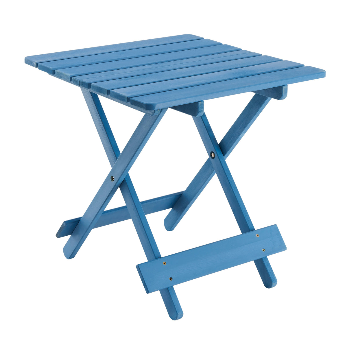 Folding Square Table Patio Outdoor Solid Wood Table