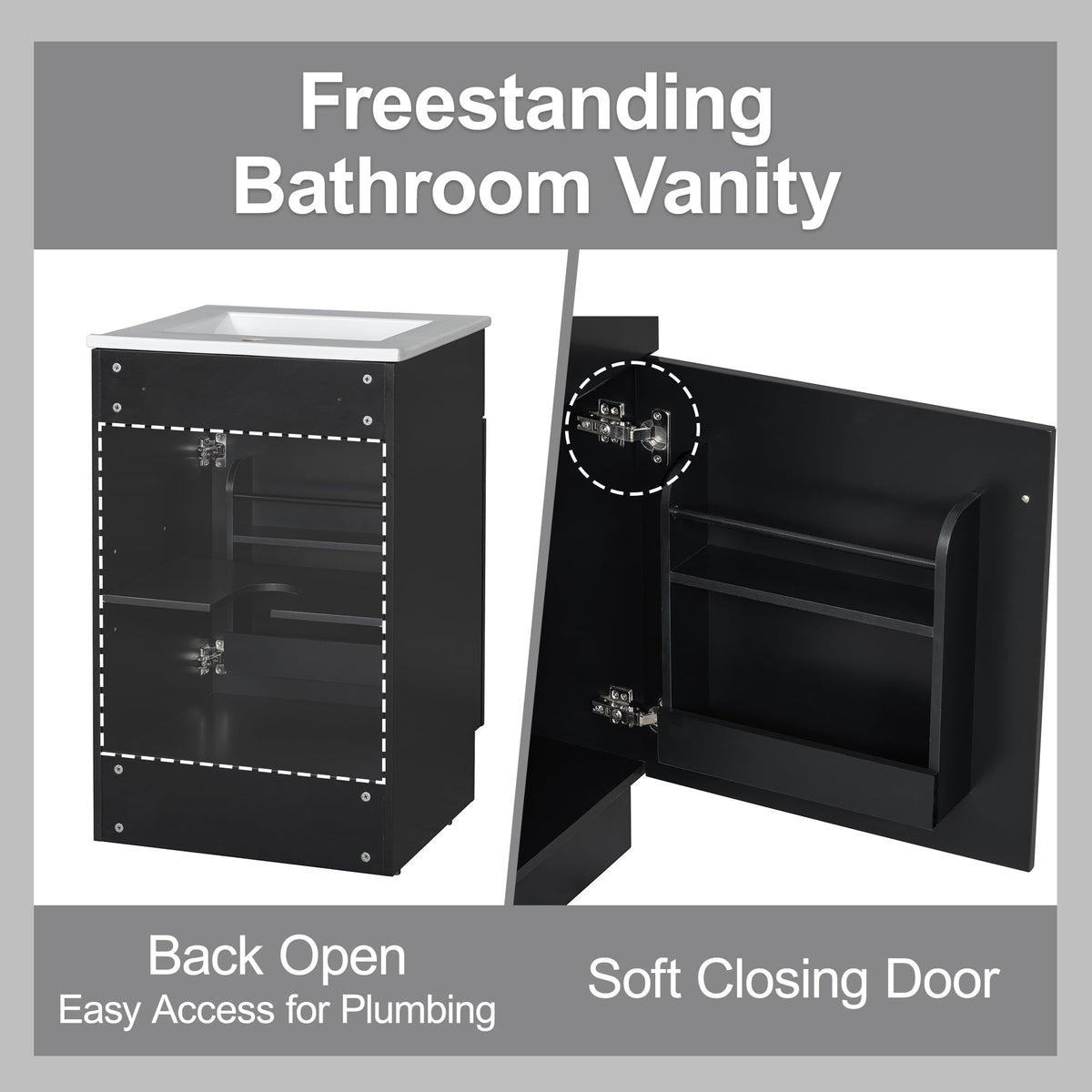 20" Bathroom Vanity with Sink
