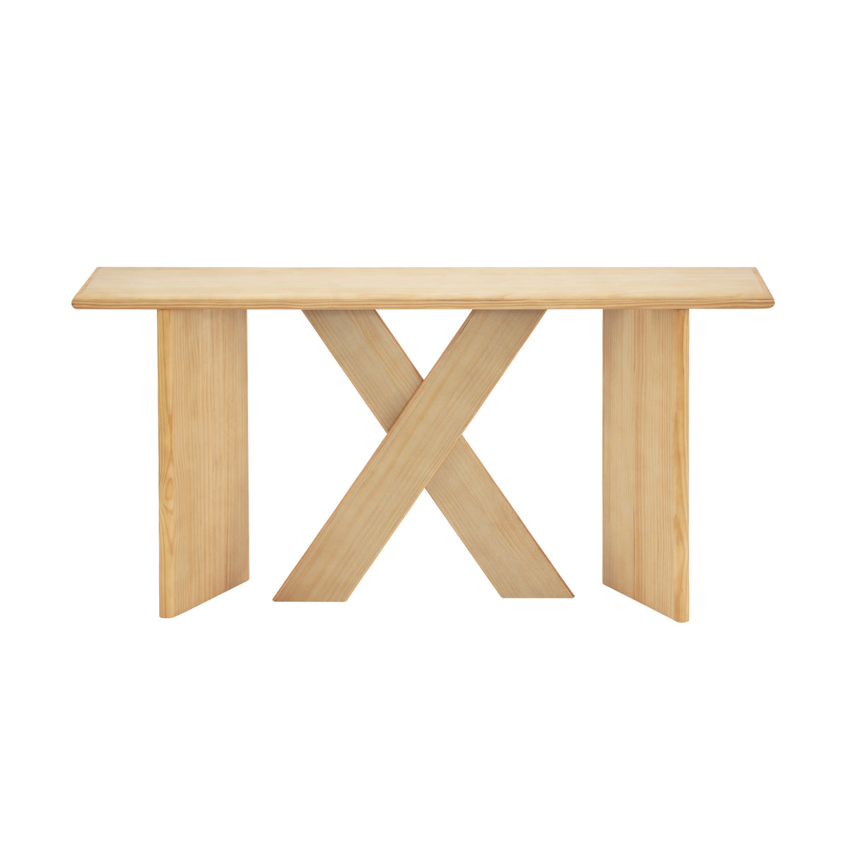 60.25" Minimalist Modern X-Frame Console Table