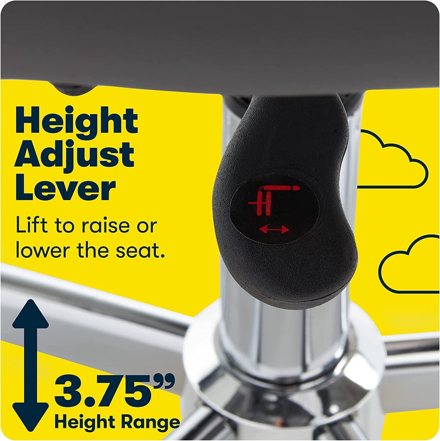 Gray Armless Desk Chair With Wheels And Breathable Mesh