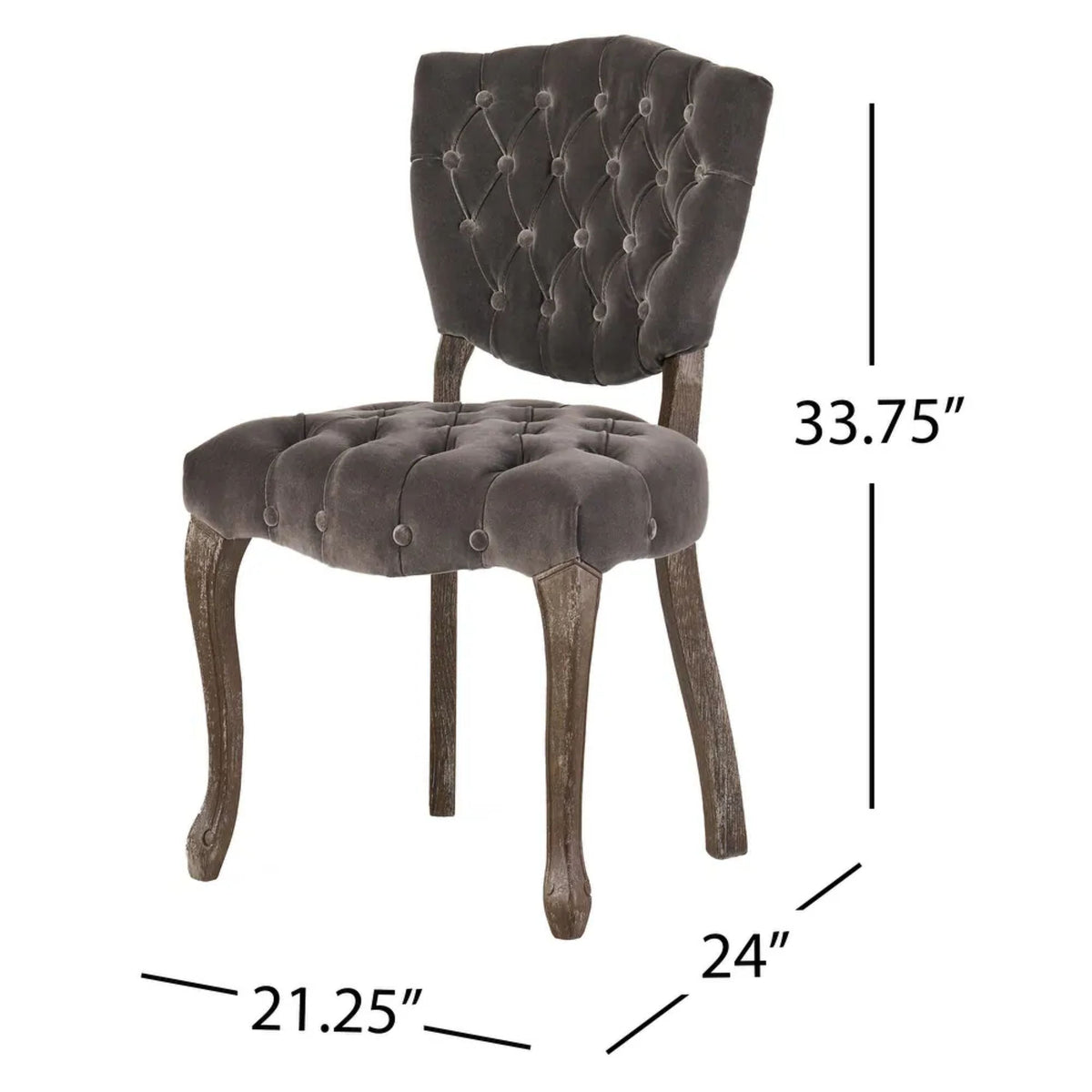 KD Tufted Chair Set of 2