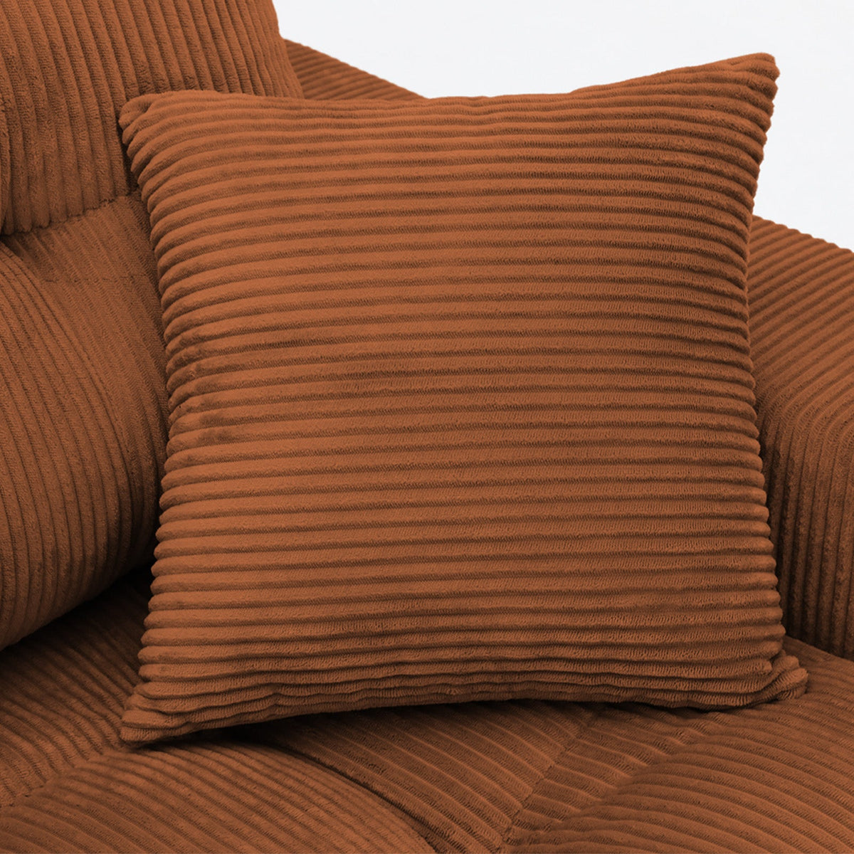 Corduroy Corner Chaise Compression Sofa Bed