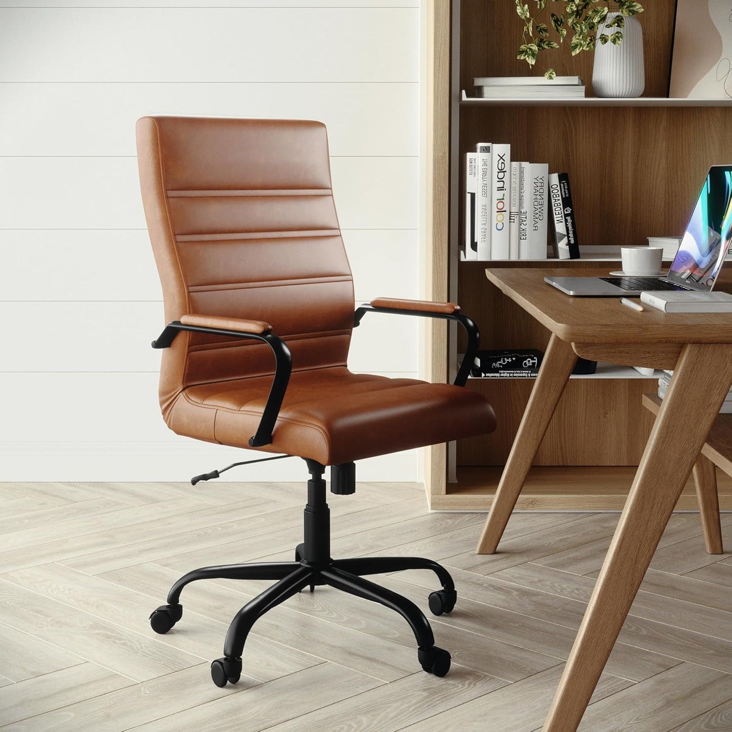 Whitney High Back Leathersoft Desk Chair Adjustable Height