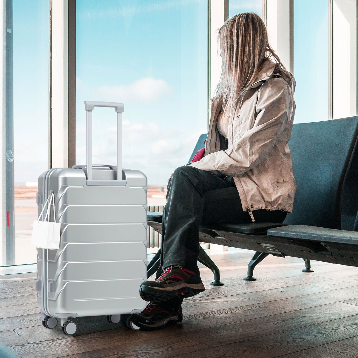 3 Piece ABS Spinner Wheel Luggage Set