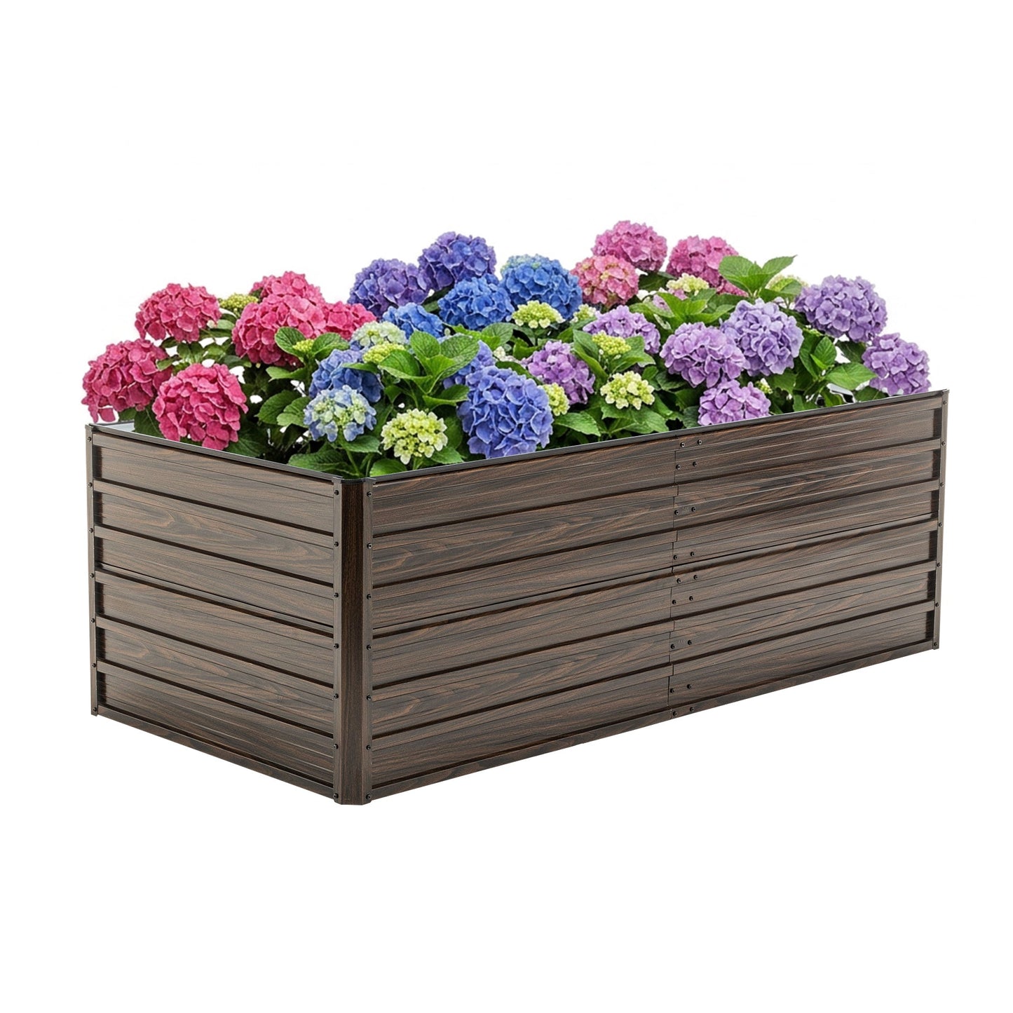 Metal Elevated Planter Box – 74.6"x35.4"x25"