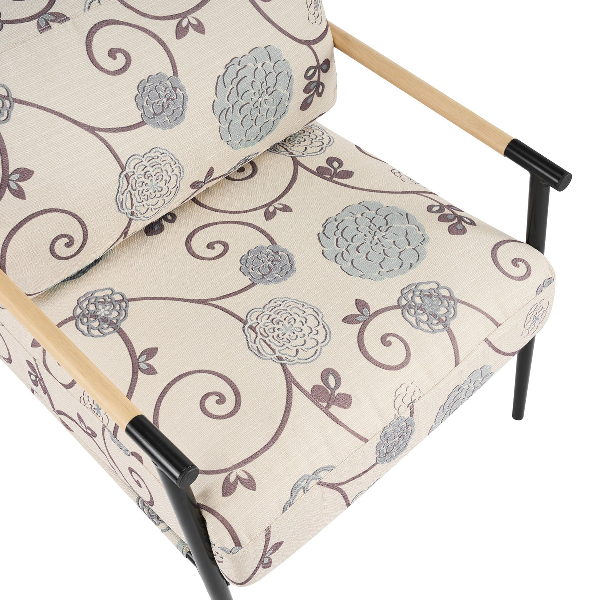 27.56" Modern Accent Chair with Plush Cushions