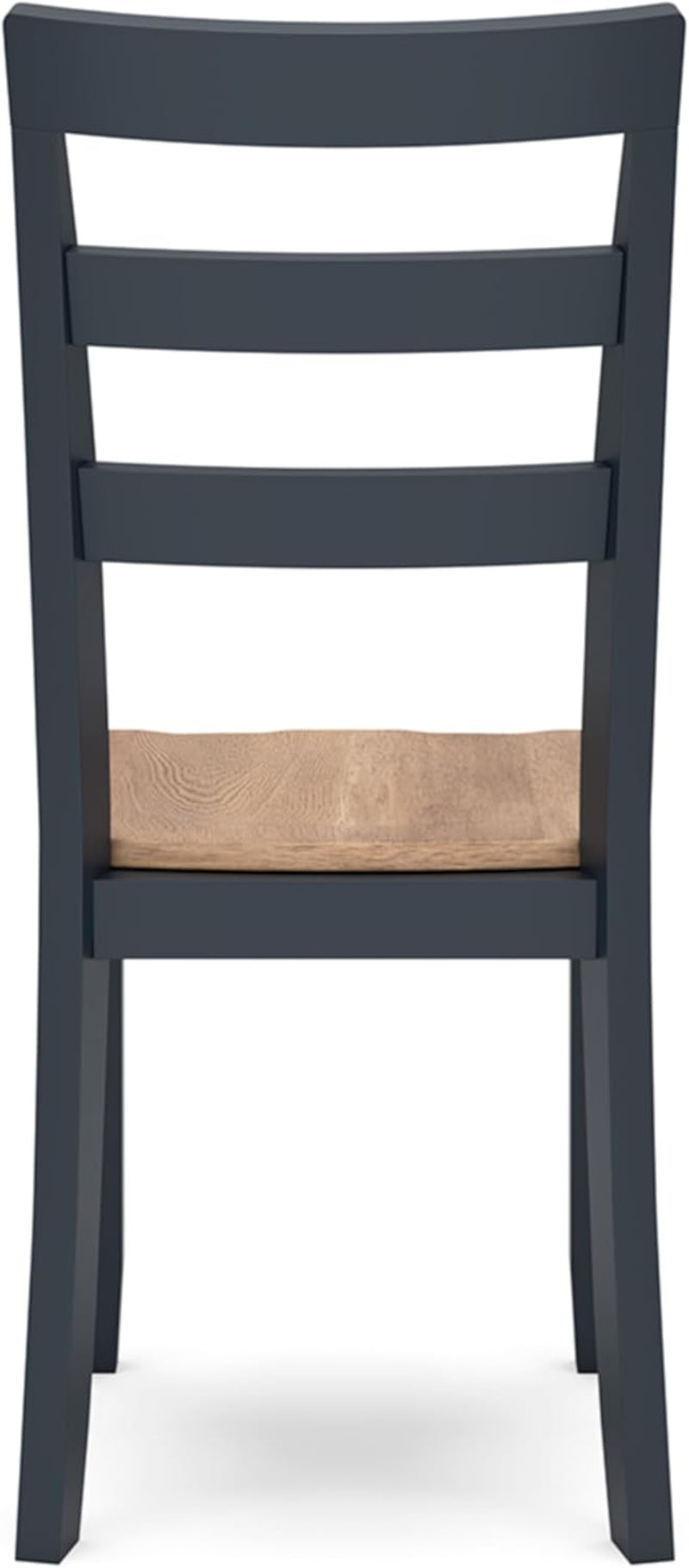 Gesthaven Solid Wood Frame Dining Chair Set 2 Blue Natural