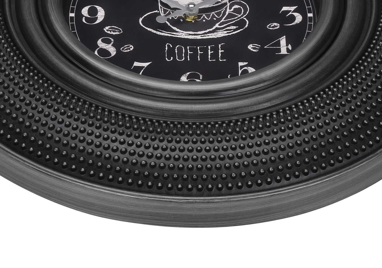 Clocks, 20' Round, Charcoal Grey, Transitional