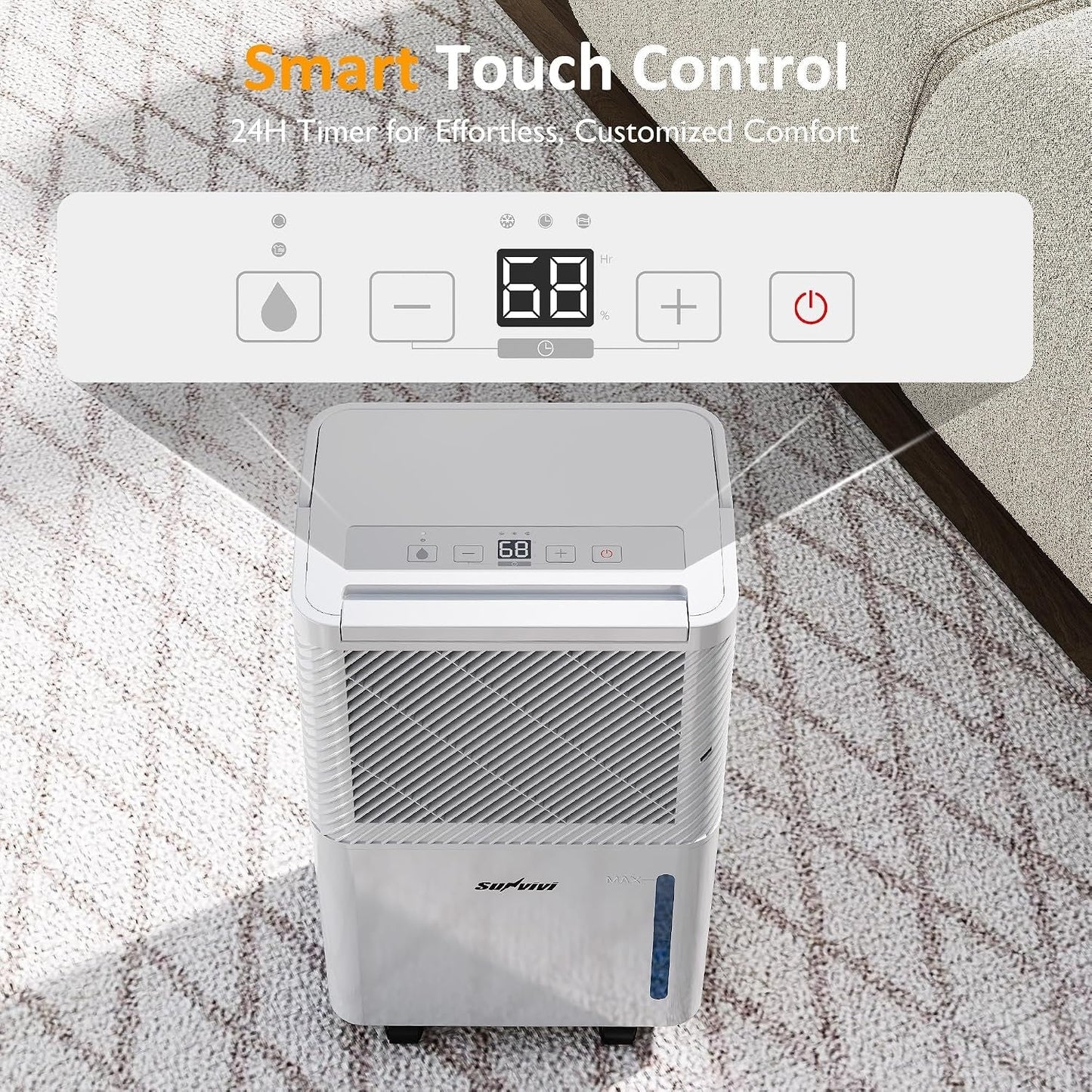 1500 Sq.Ft Dehumidifier for Home