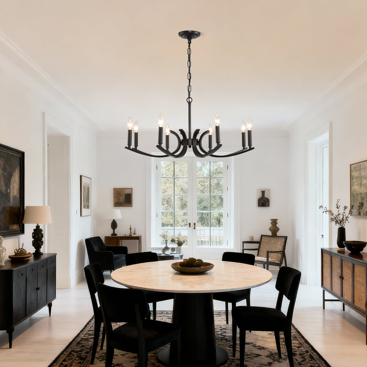 8-Light Farmhouse Chandelier