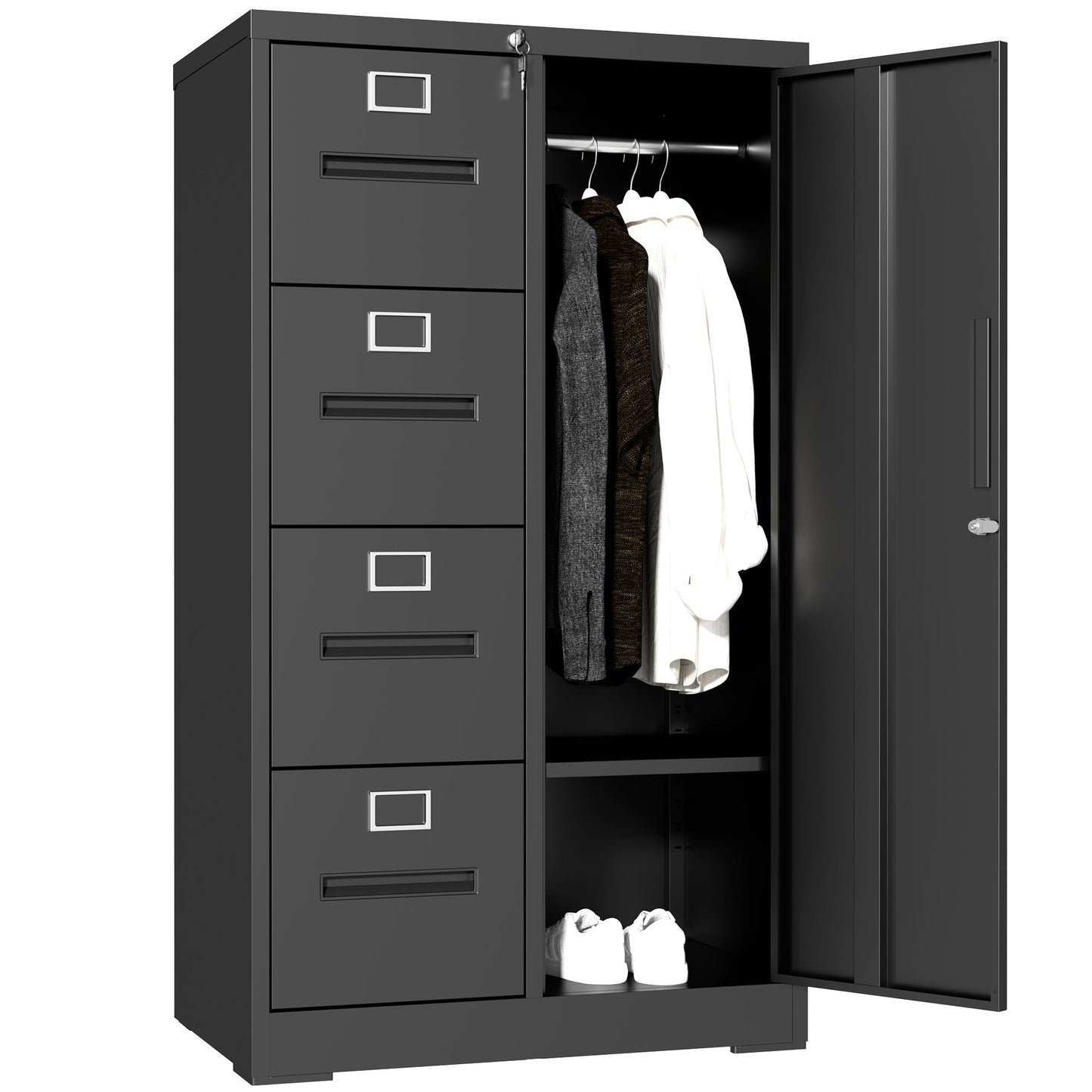 Metal Storage Vertical Filing Cabinet with Lock