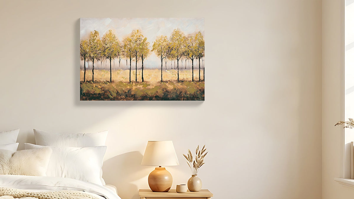 Framed Wall Art Decor Canvas Print - Autumn Embellishments