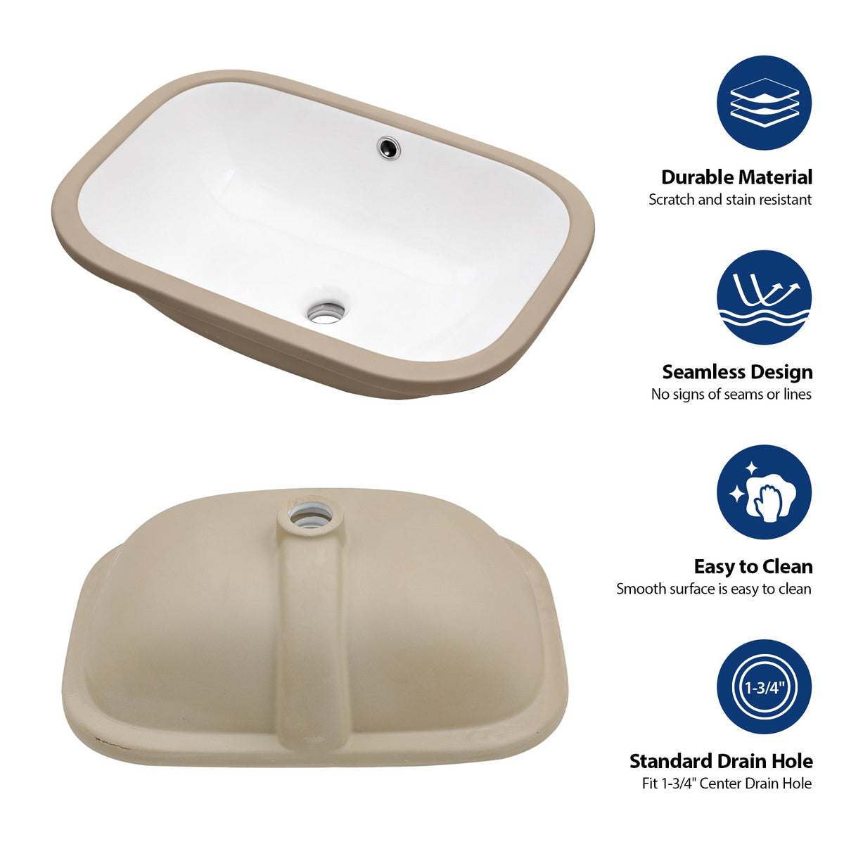 Modern Undermount Bathroom Sink