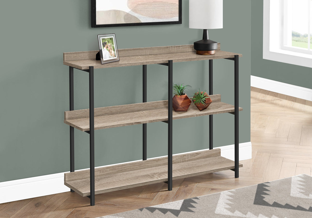 Accent Table - 3-Tier Console for Living Room or Entryway
