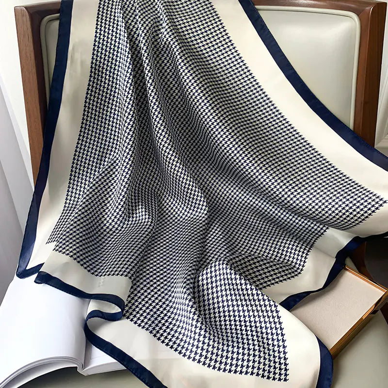 Silk Satin Women’s Print Scarves 70x70cm