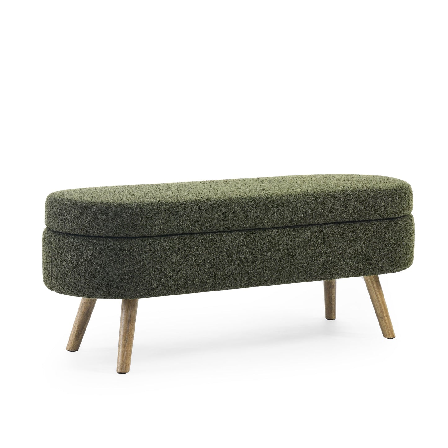 Ottoman Oval Storage Bench