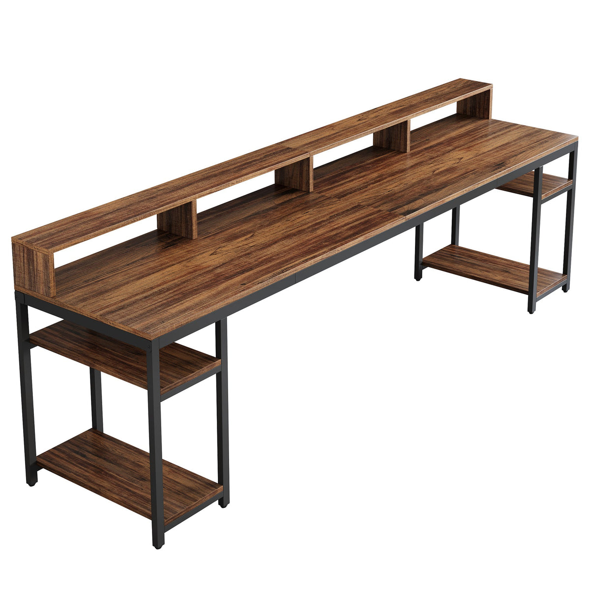 78" Two-Person Desk with X-Legs