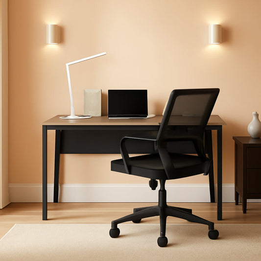 Ergonomic Mesh Office Chair With Lumbar Support And Breathable Back