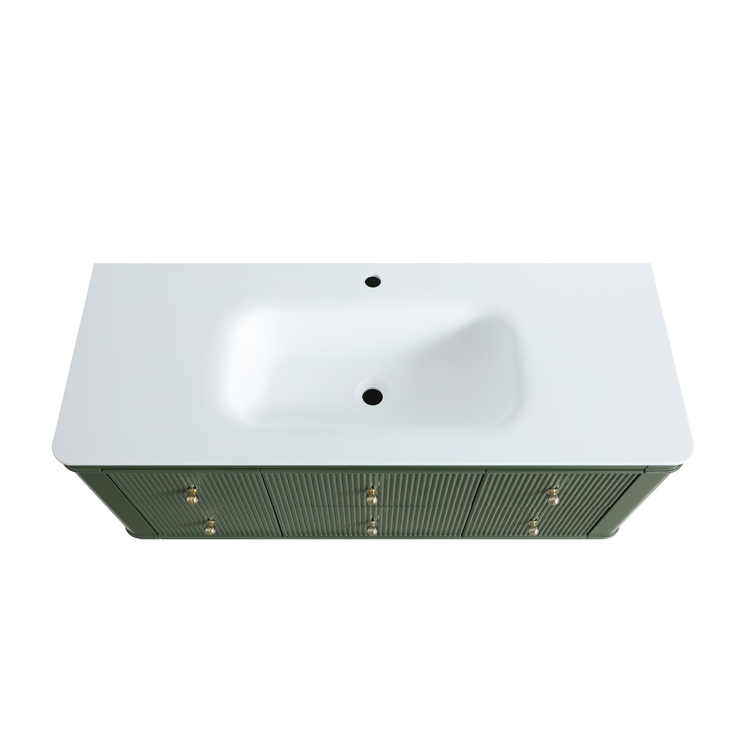 48" Wall Mounted & Floating Single Bathroom Vanity