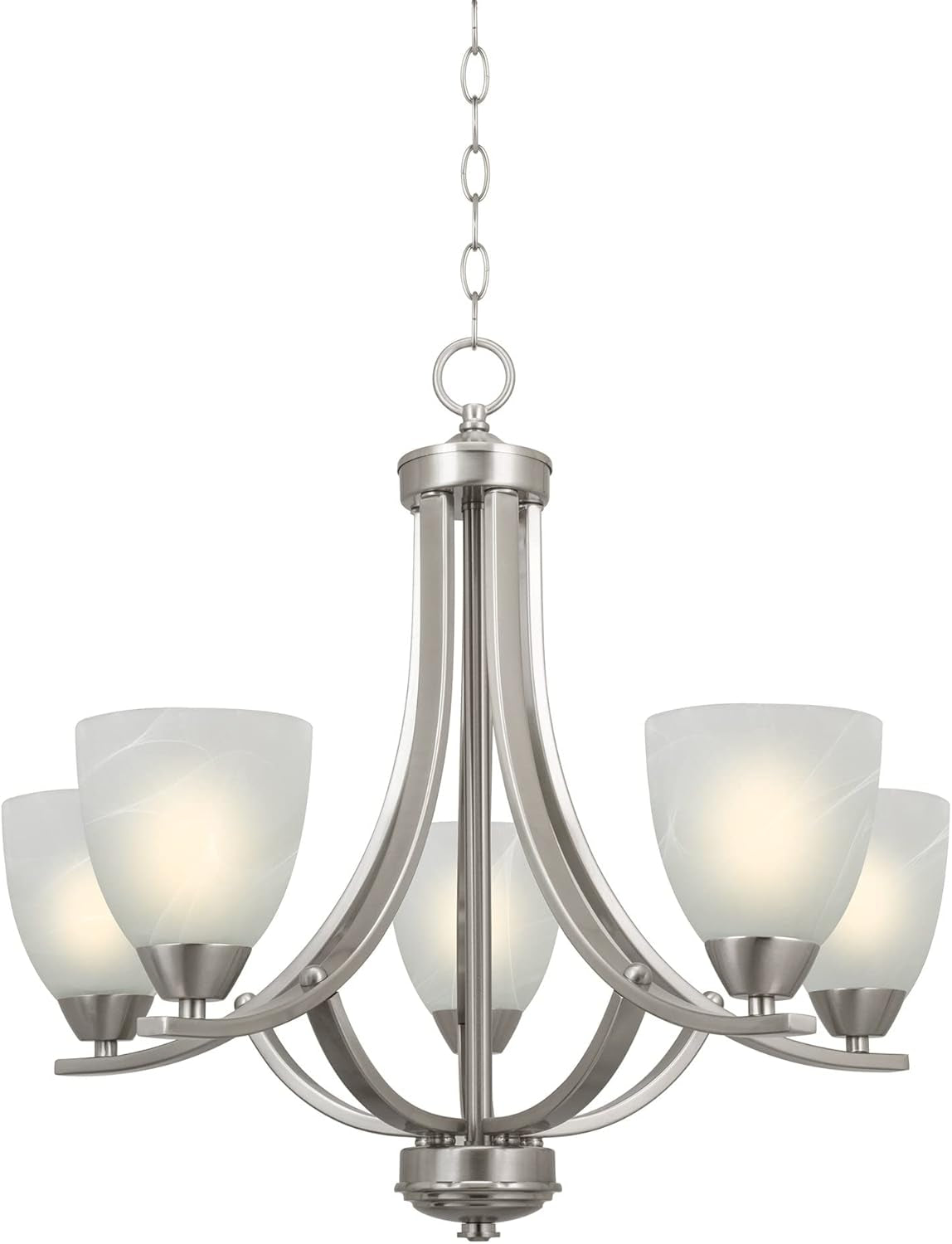 Contemporary 5-Light Large Chandelier