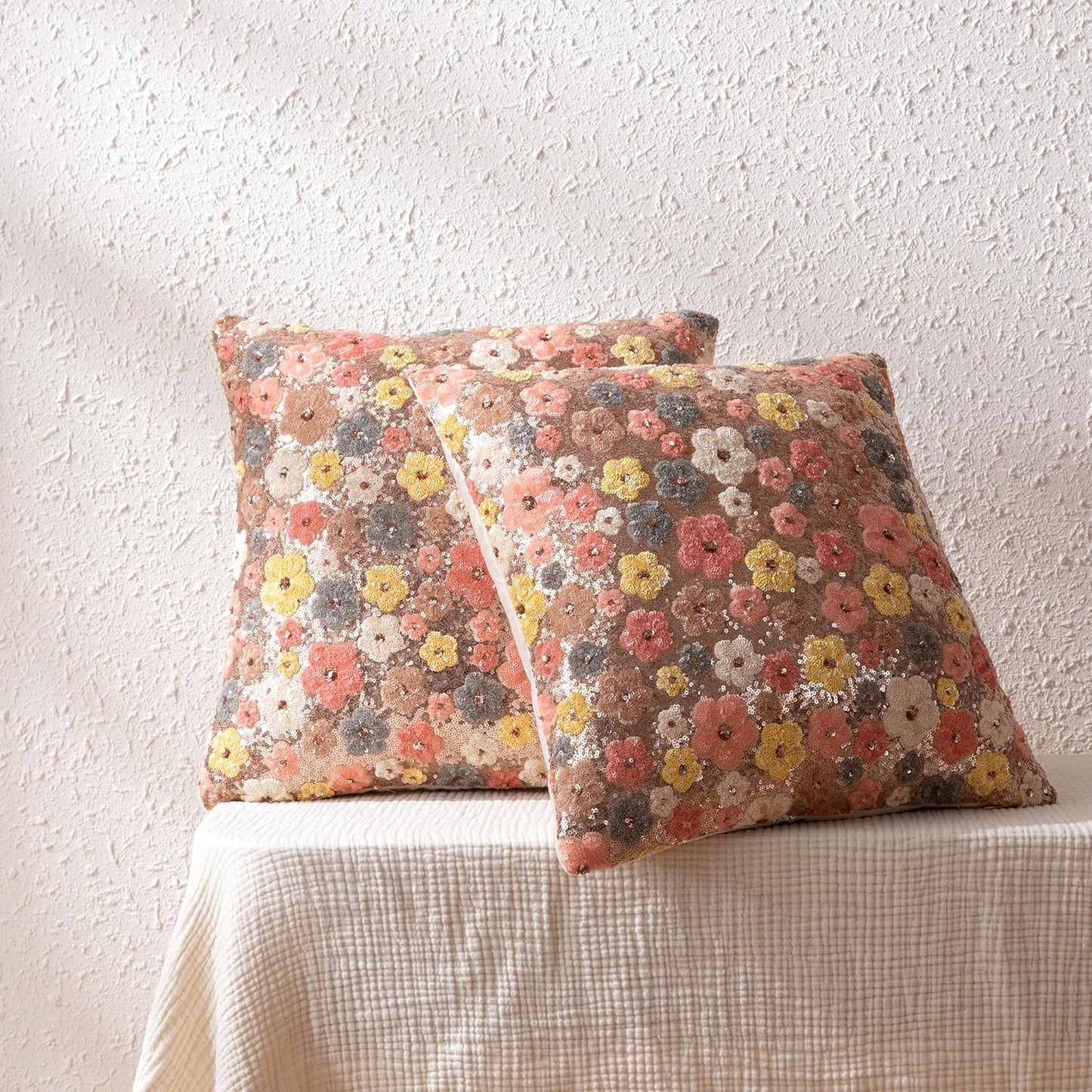 Modern Rustic Farmhouse Style Throw Pillow Covers