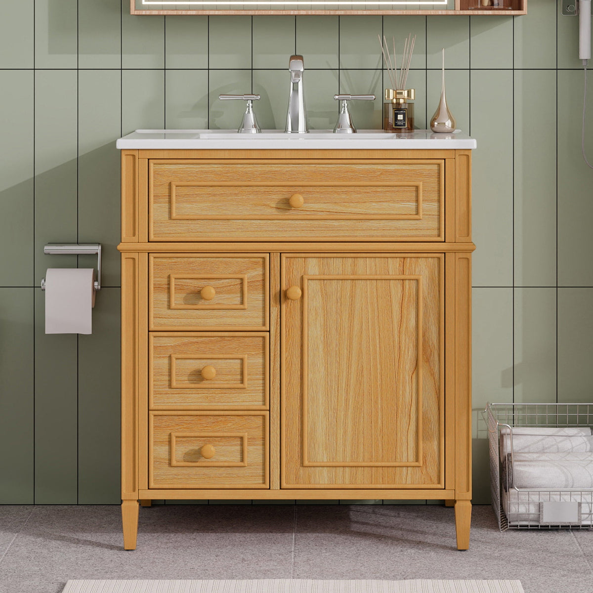 30" Bathroom Vanity with Sink