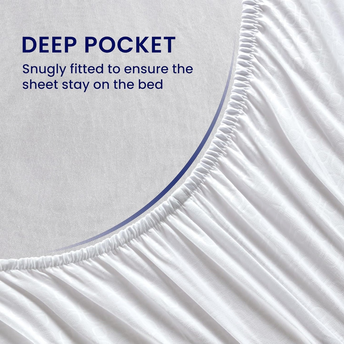 Luxury Hotel Embossed Sheets Set with Pillowcase